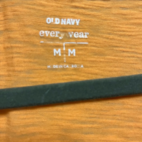 Old Navy Women's Medium Neon Orange Relaxed Fit Sleeveless Tank Top - Picture 2 of 4